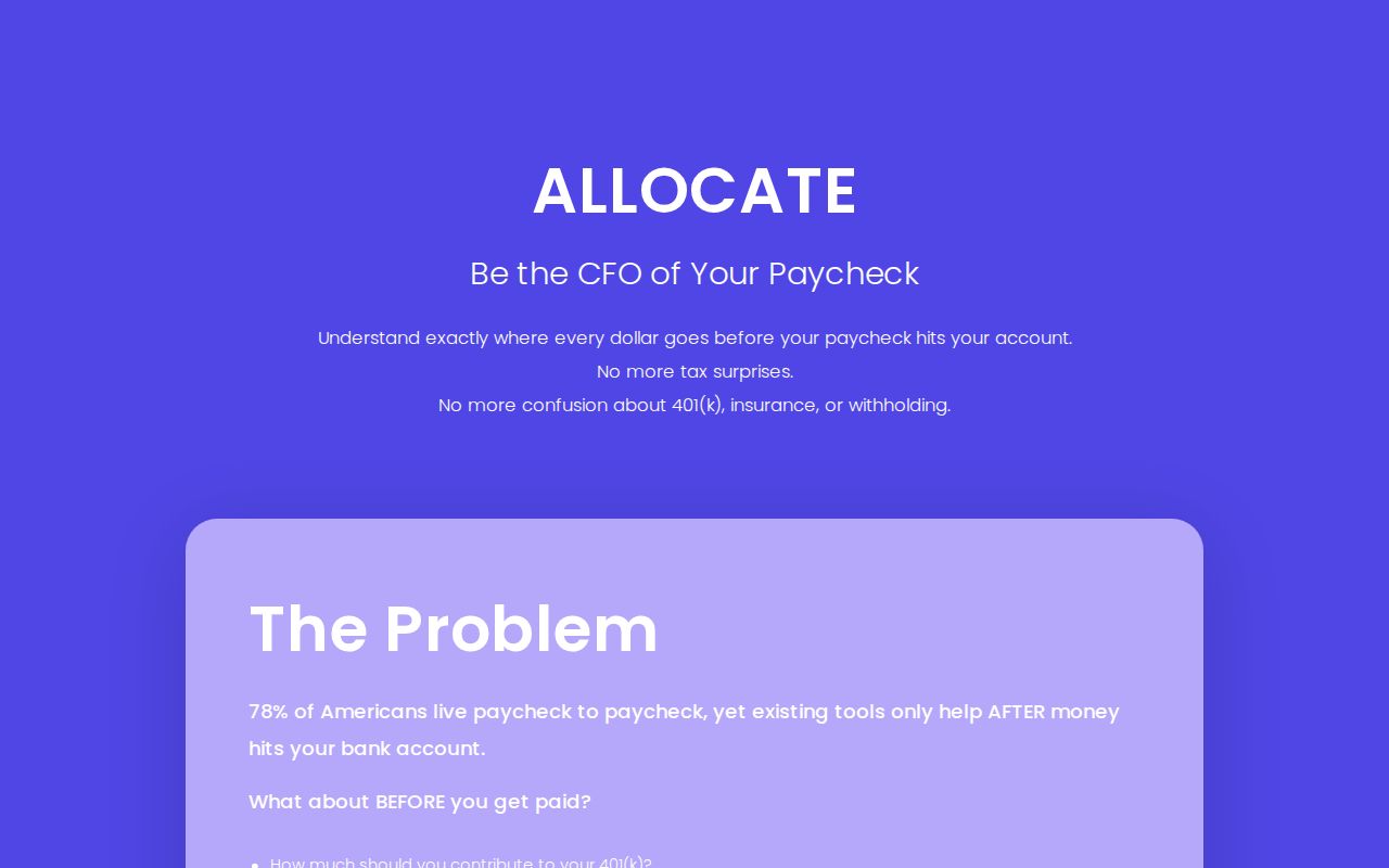 Carrd profile picture for @allocate